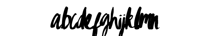 Gypsy Brush Font LOWERCASE