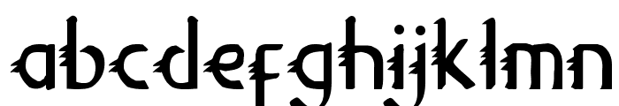 Gypsy Road Condensed Font LOWERCASE
