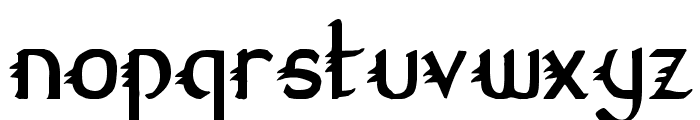 Gypsy Road Condensed Font LOWERCASE