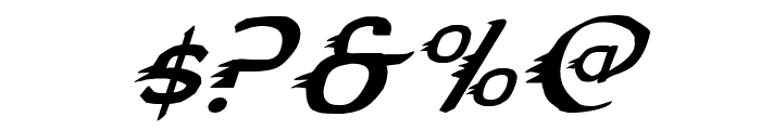 Gypsy Road Italic Font OTHER CHARS
