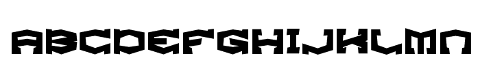 Gyrose Shift BRK Font LOWERCASE