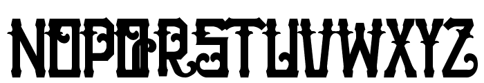 H74 The Nomad Black Font UPPERCASE