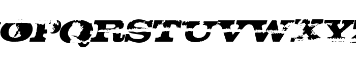 H74_Gatecrasher Italic Font UPPERCASE