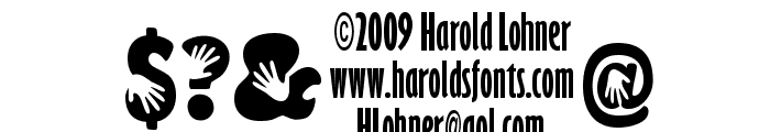 Handmedown Font OTHER CHARS