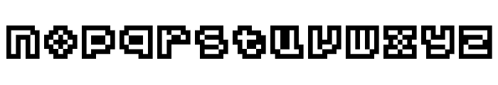 Hachicro Font LOWERCASE