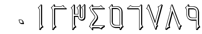 Hadis 3D Shadow Font OTHER CHARS