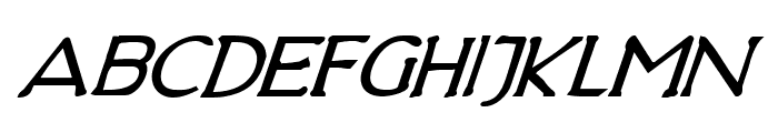 Hadriatic Bold Italic Font LOWERCASE