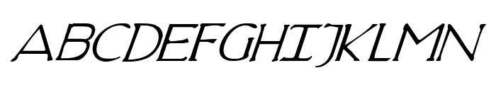 Hadriatic Italic Font UPPERCASE