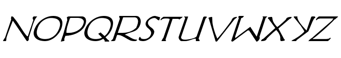 Hadriatic Italic Font LOWERCASE