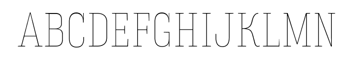 HaginCapsThin Font LOWERCASE