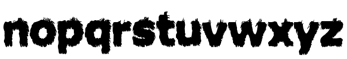 Hairy Monster Solid Font LOWERCASE