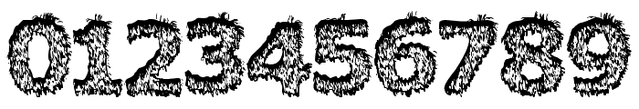 Hairy Monster Font OTHER CHARS