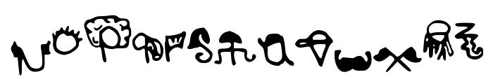 HairyStyles Font LOWERCASE