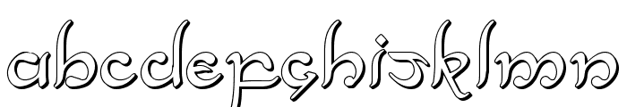 Half-Elven 3D Regular Font UPPERCASE