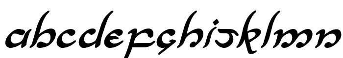 Half-Elven Bold Italic Font UPPERCASE