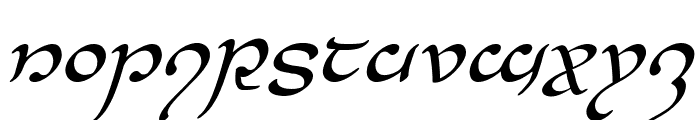 Half-Elven Italic Font UPPERCASE