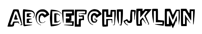 HalfHalf Font UPPERCASE
