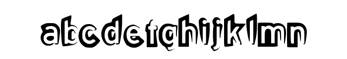 HalfHalf Font LOWERCASE