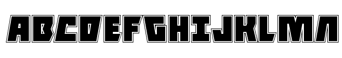 Halfshell Hero Academy Regular Font UPPERCASE