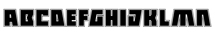 Halfshell Hero Academy Regular Font LOWERCASE