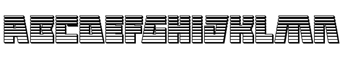 Halfshell Hero Chrome Regular Font LOWERCASE