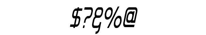Hall Fetica Narrow Italic Font OTHER CHARS
