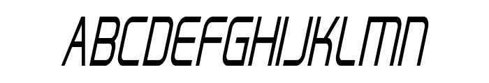 Hall Fetica Narrow Italic Font UPPERCASE
