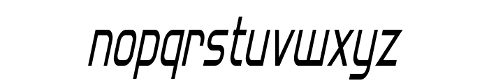 Hall Fetica Narrow Italic Font LOWERCASE