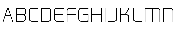 Hall Fetica Upper Decompose Font UPPERCASE