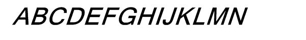 Halvorsen Bold Italic Font UPPERCASE