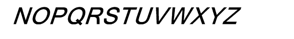 Halvorsen Bold Italic Font UPPERCASE