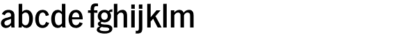 Hamburg TS-Medium Font LOWERCASE