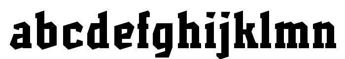 HammerheadBlack Font LOWERCASE