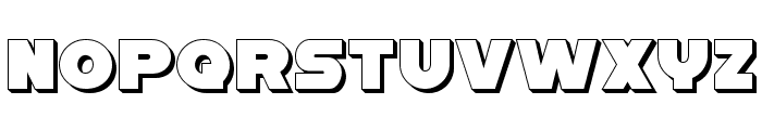 Han Solo 3D Font LOWERCASE