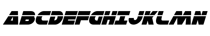 Han Solo Laser Italic Sample