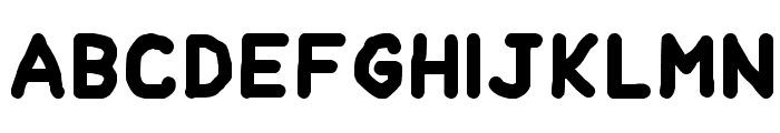 Handform Font LOWERCASE