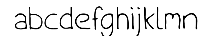 Handschrift Font LOWERCASE