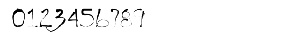 Handwrite Inkblot Font OTHER CHARS