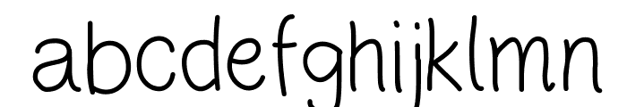 HandwritingCR Font LOWERCASE