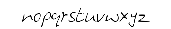 HandwritingOPB Font LOWERCASE