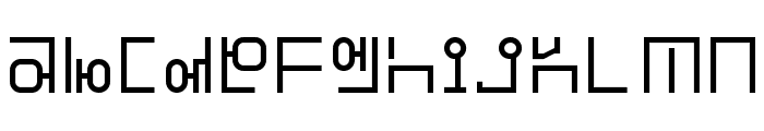 Hangeul Simplify Regular Font LOWERCASE