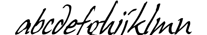 HansHand Font LOWERCASE