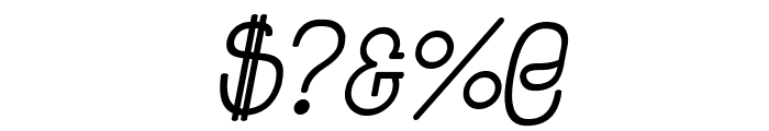 Happy Phantom Italic Font OTHER CHARS