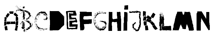 HappyFrushZero Font LOWERCASE