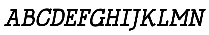 HappyPhantom Bold Italic Font UPPERCASE