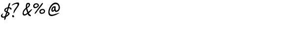 Harald Handwritingâ„¢ Font OTHER CHARS