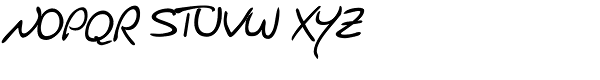 Harald Handwritingâ„¢ Font UPPERCASE