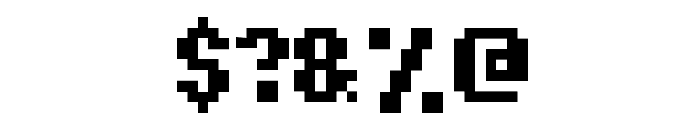 Hardpixel Font OTHER CHARS