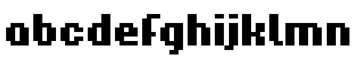 Hardpixel Font LOWERCASE