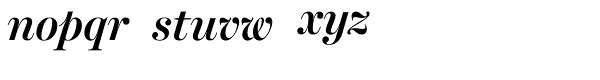 Harriet Display Medium Italic Font LOWERCASE